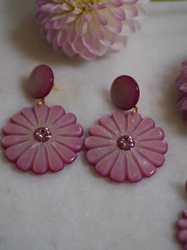 Pensee pink earrings - Natalia Willmott