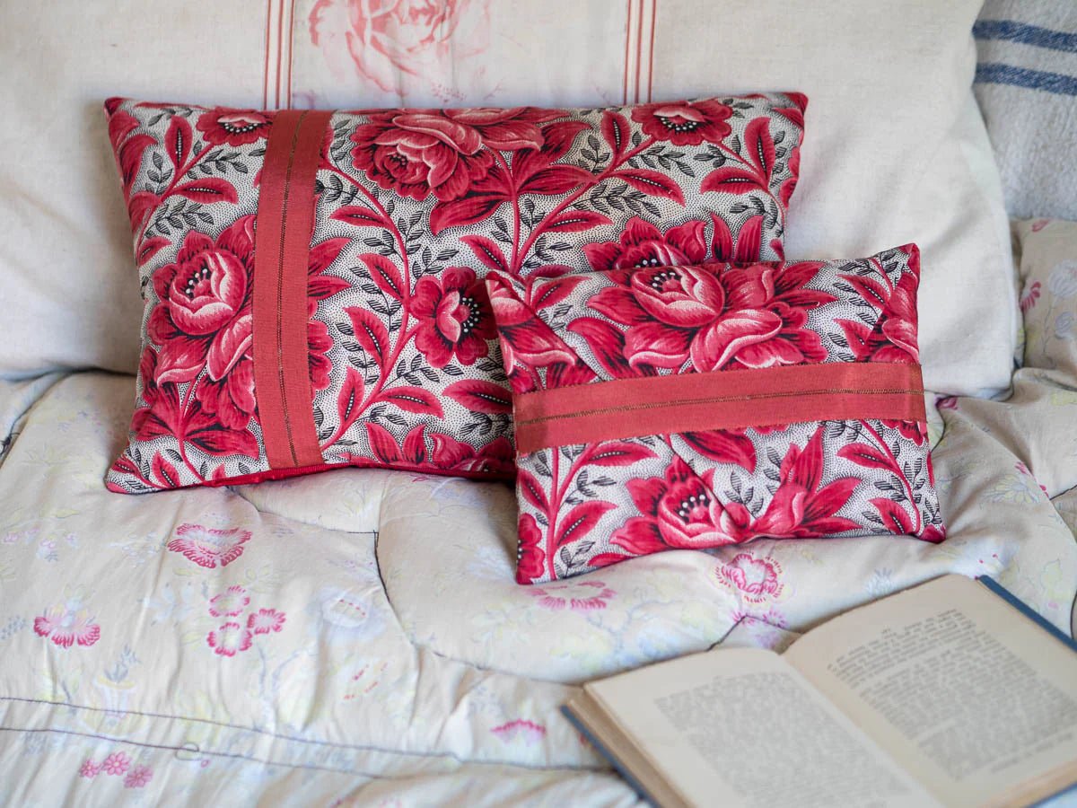 "PICOTAGE" PINK SILK CUSHION by My Billet Doux - Natalia Willmott