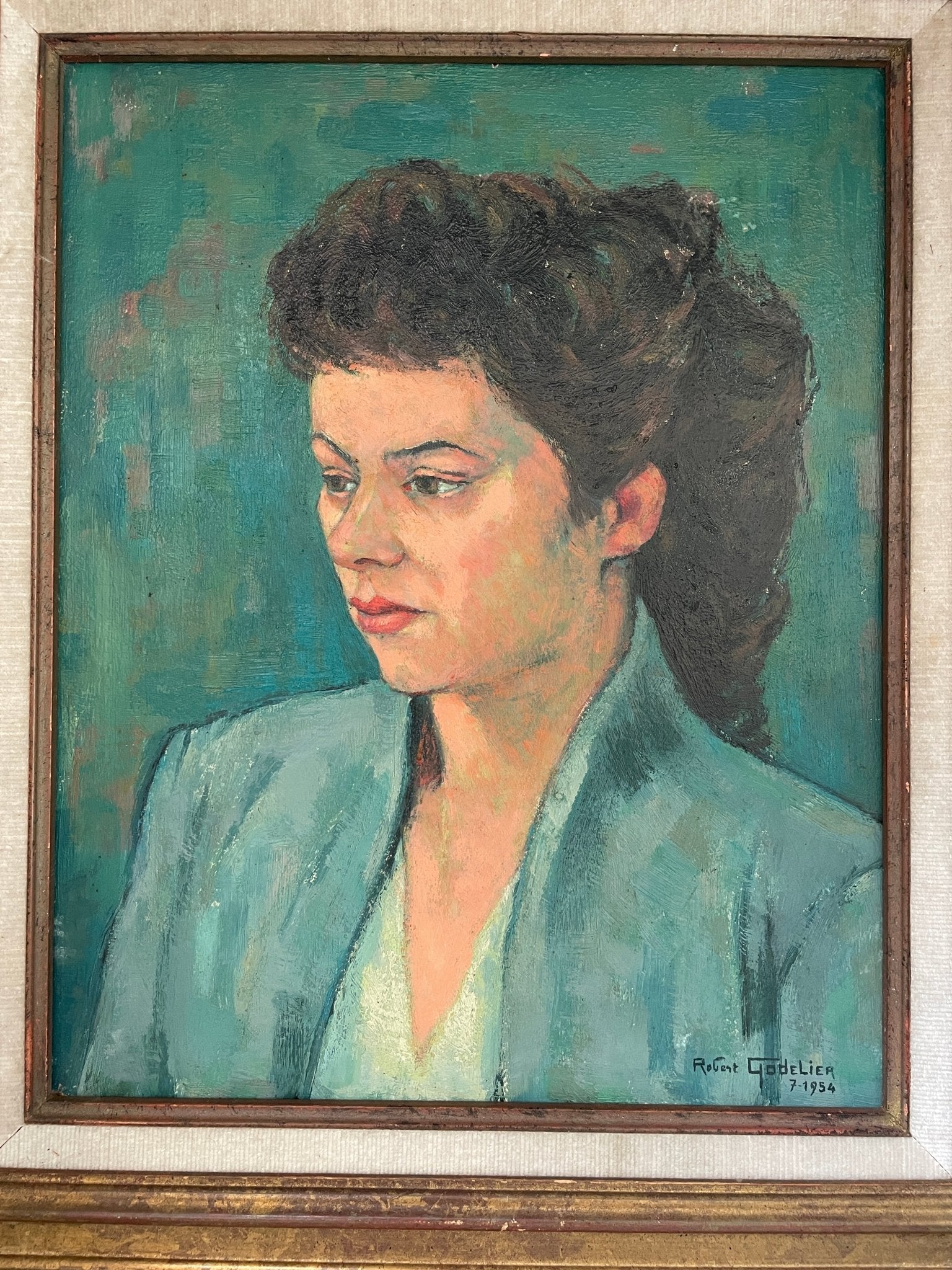 Portrait of a lady By Robert Godelier - Natalia Willmott