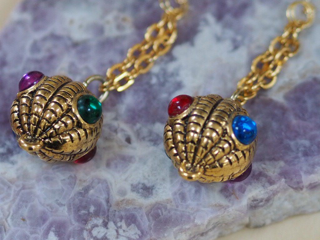 Recreated Renaissance earrings and necklace - Natalia Willmott