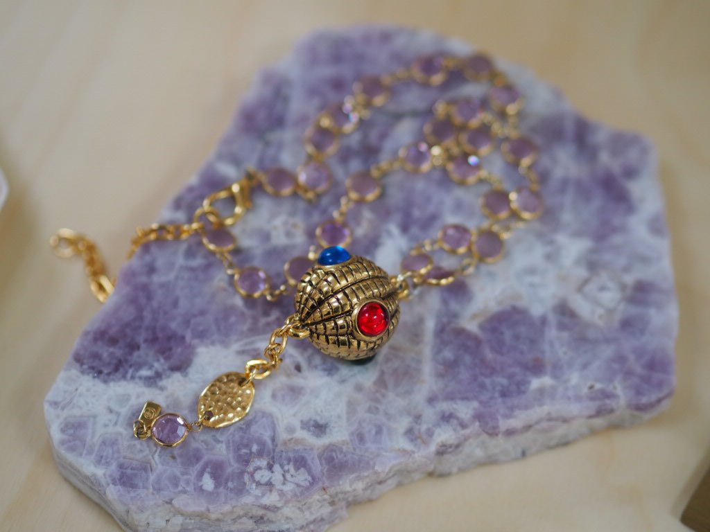 Recreated Renaissance earrings and necklace - Natalia Willmott