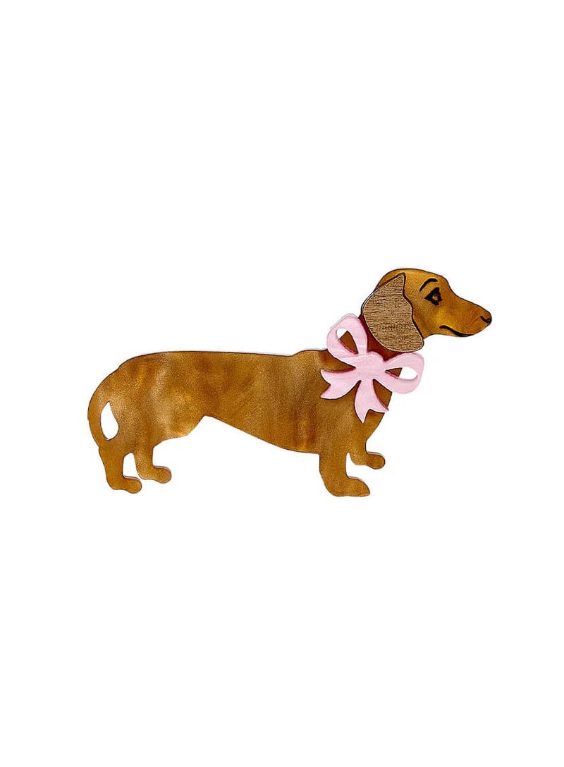Sausage Dog Brooch - Natalia Willmott