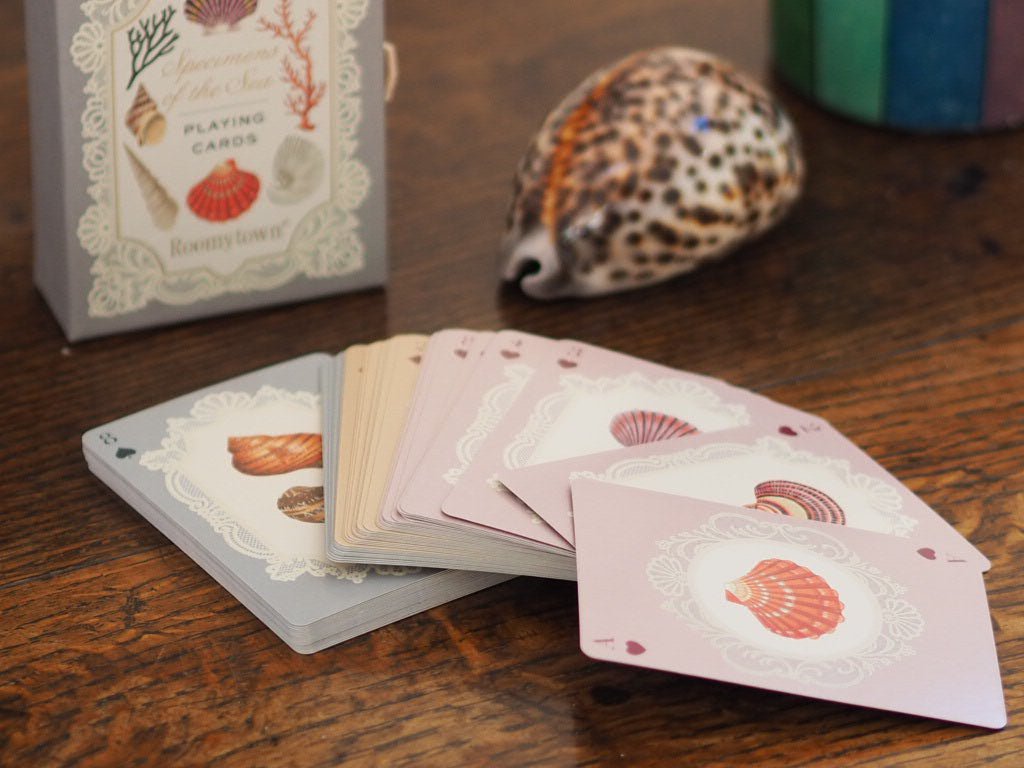 Single Deck Playing Cards - Specimens of the Sea - Natalia Willmott