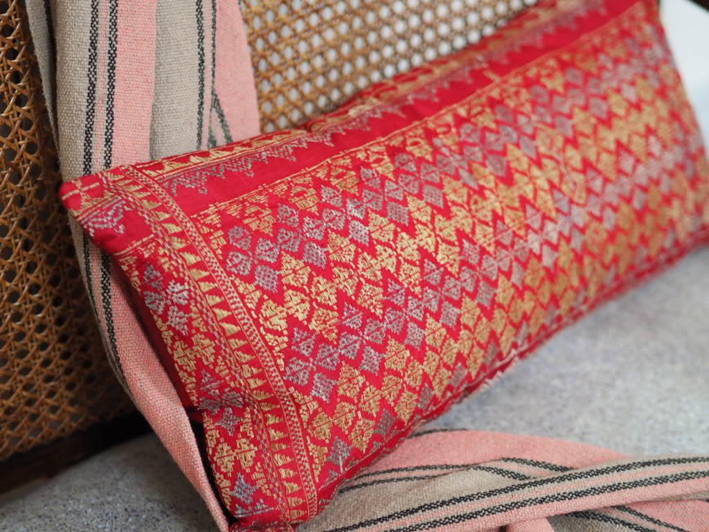 Songket Indonesian cushion - Natalia Willmott