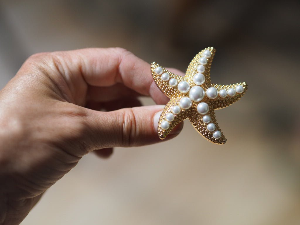 Starfish adjustable statement ring - Natalia Willmott