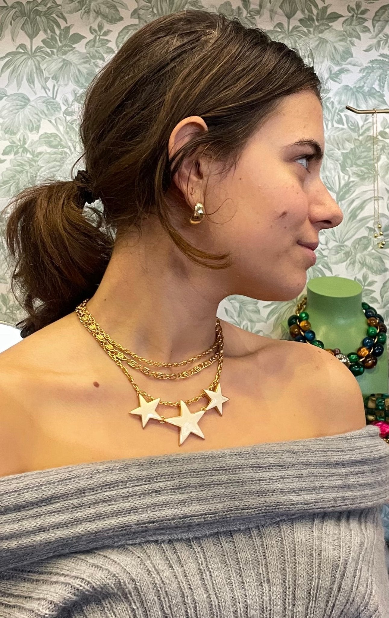 Stars and chains necklace - Natalia Willmott