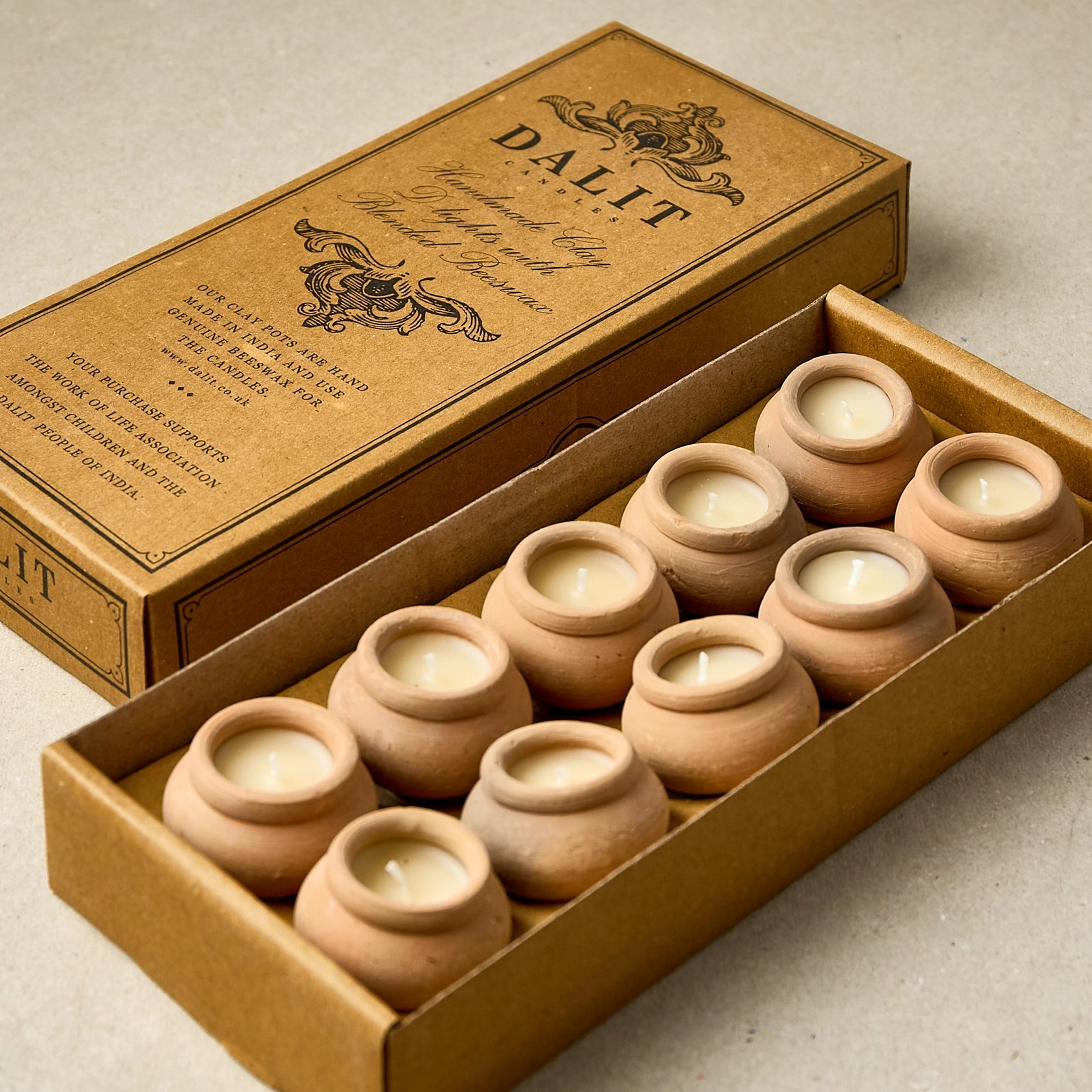 terracotta candles gift box By Dalit - Natalia Willmott