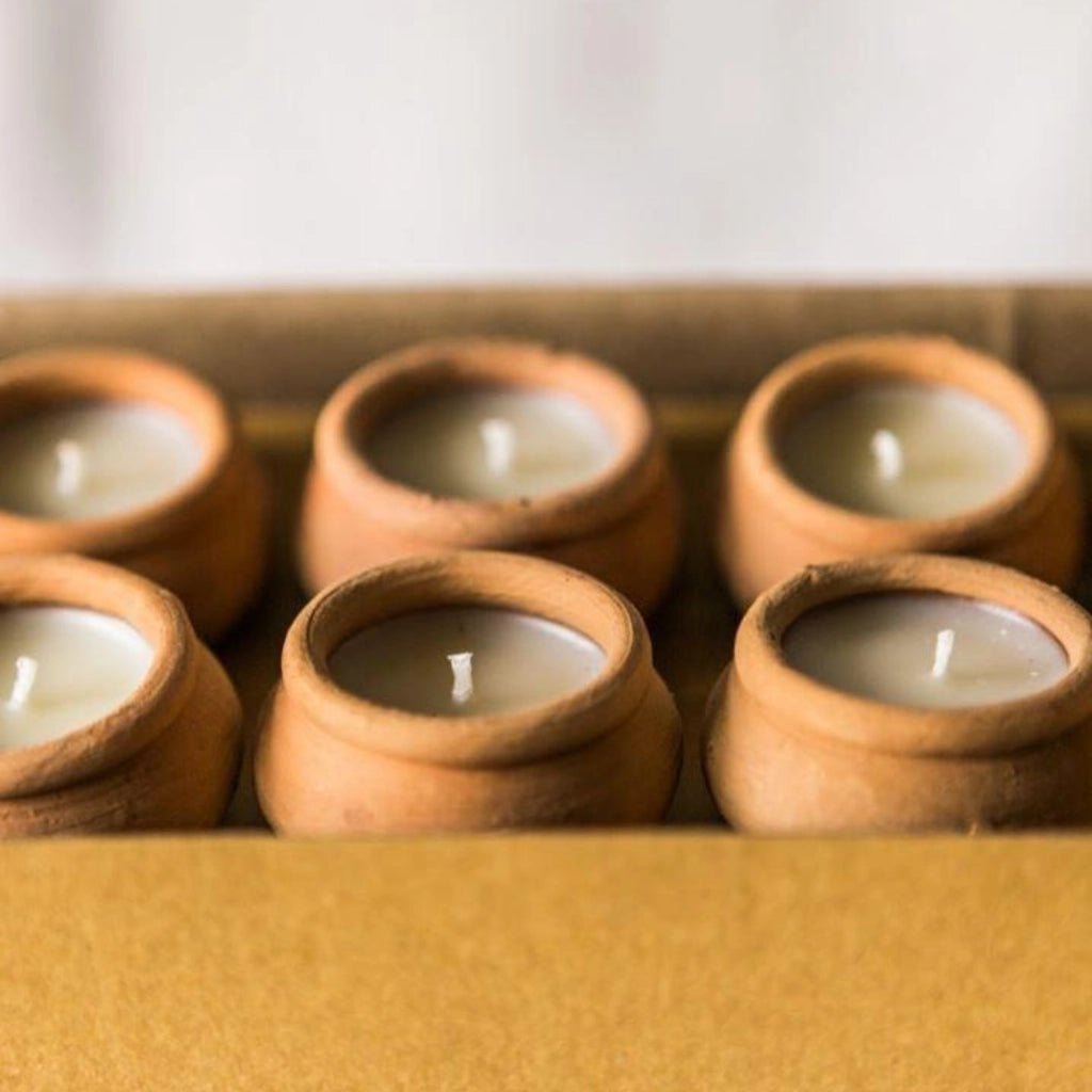 terracotta candles gift box By Dalit - Natalia Willmott