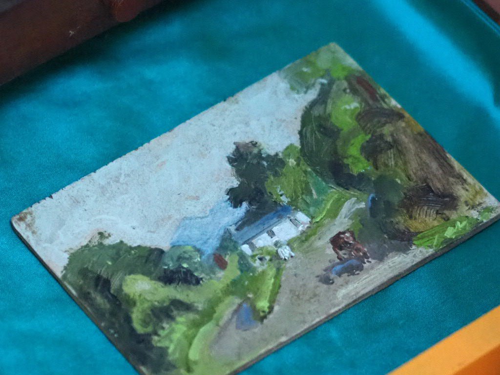 The White House small oil painting - Natalia Willmott