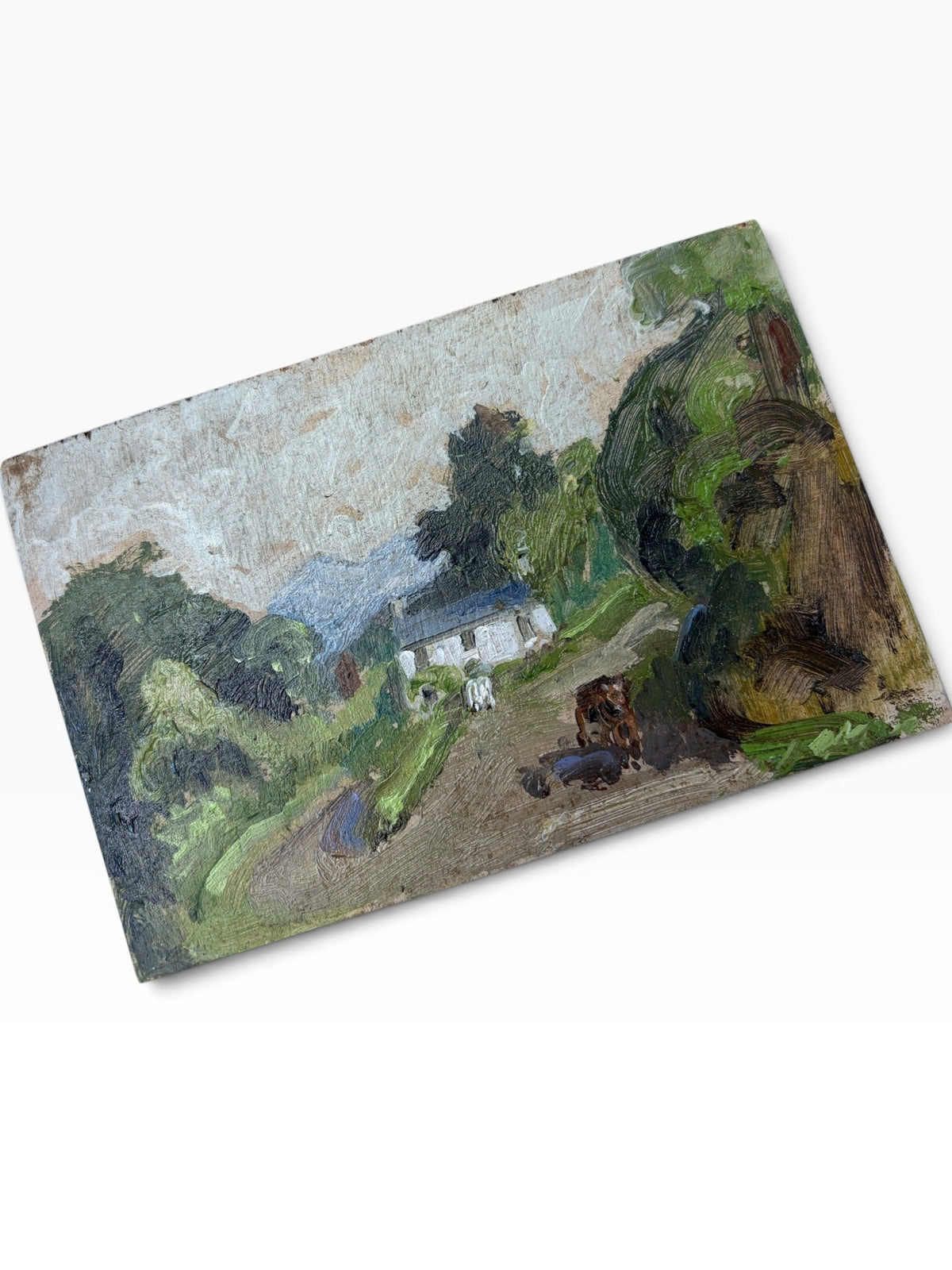 The White House small oil painting - Natalia Willmott