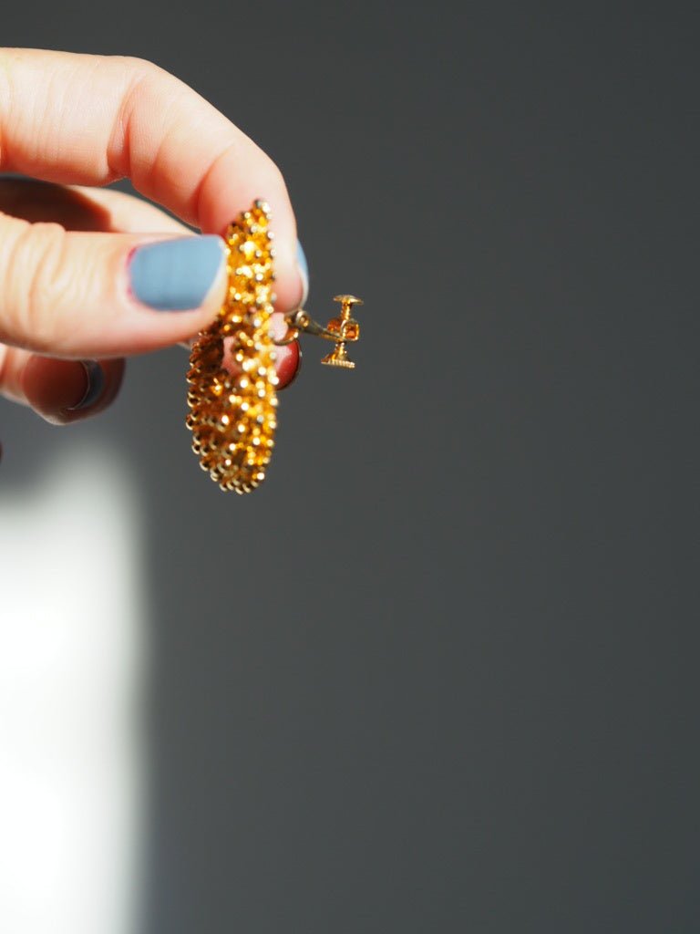 Vintage "bobbly" clip on earrings - Natalia Willmott