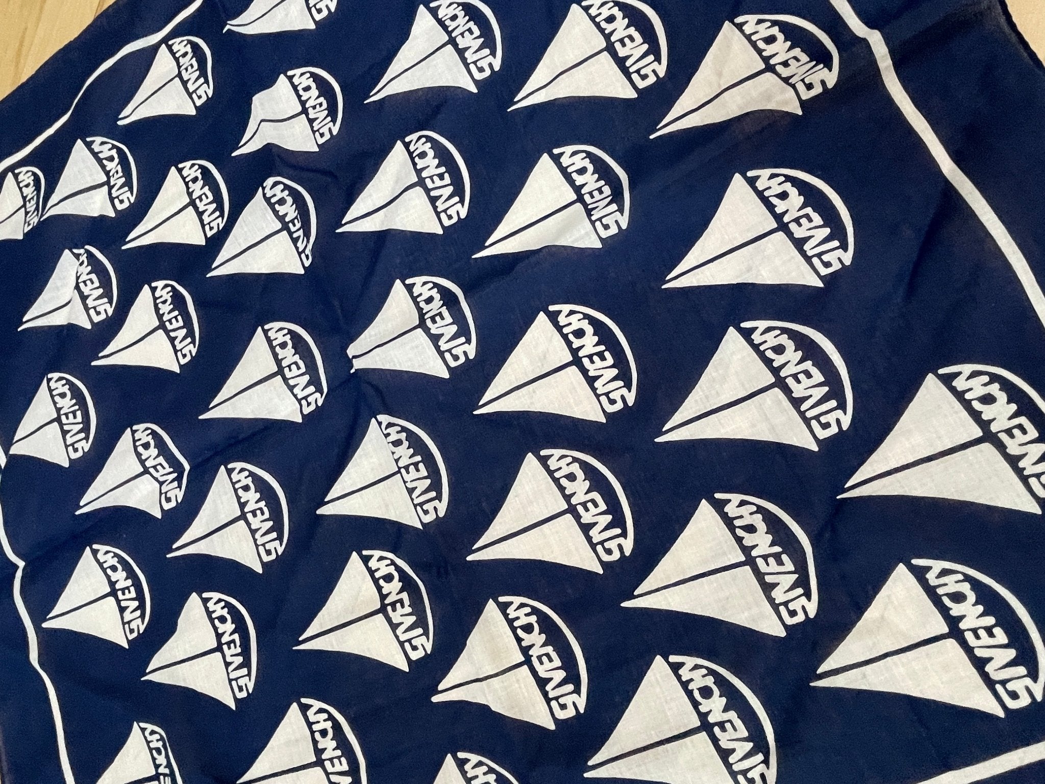 Vintage Givenchy sailboat bandana scarf - Natalia Willmott
