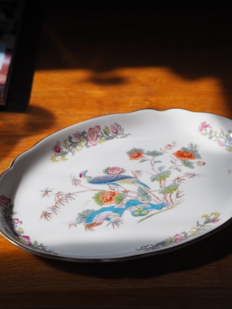 Vintage Kutani Wedgwood dish with crane - Natalia Willmott