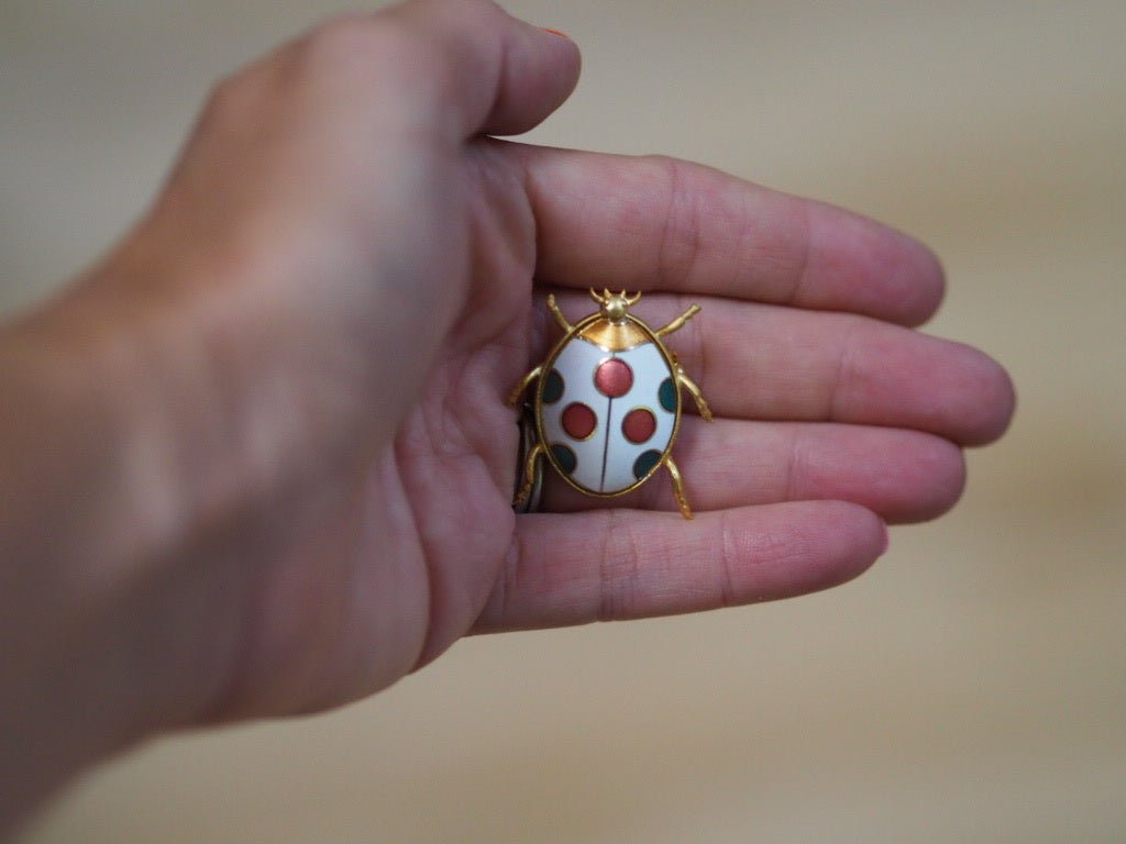 Vintage ladybird brooch - Natalia Willmott