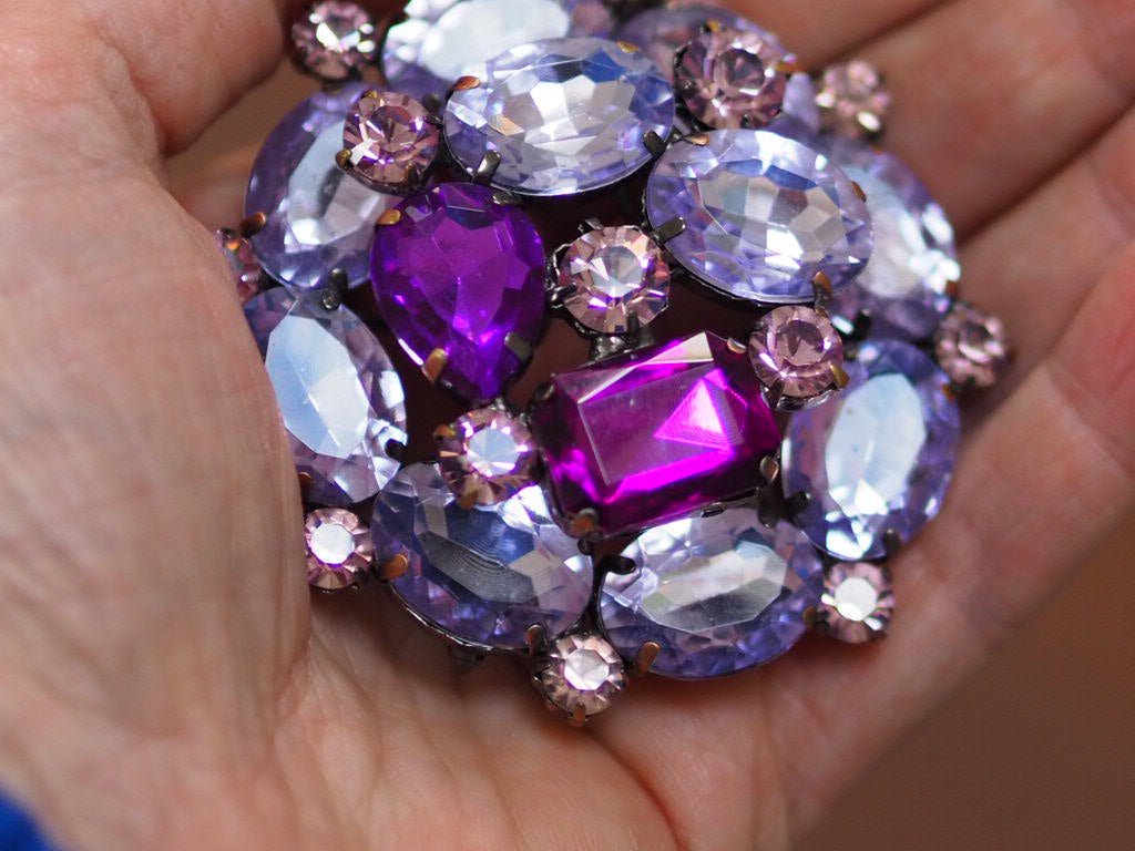 Vintage large cluster brooch - Natalia Willmott