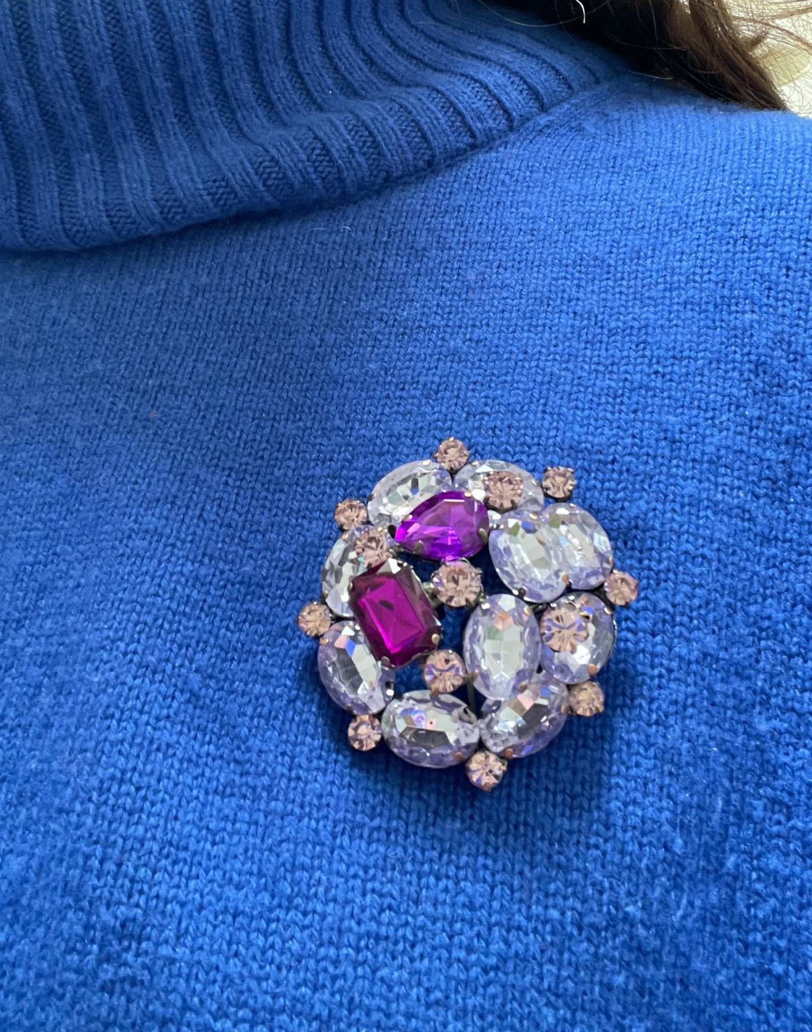 Vintage large cluster brooch - Natalia Willmott