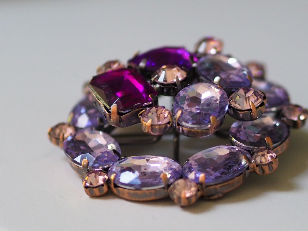 Vintage large cluster brooch - Natalia Willmott