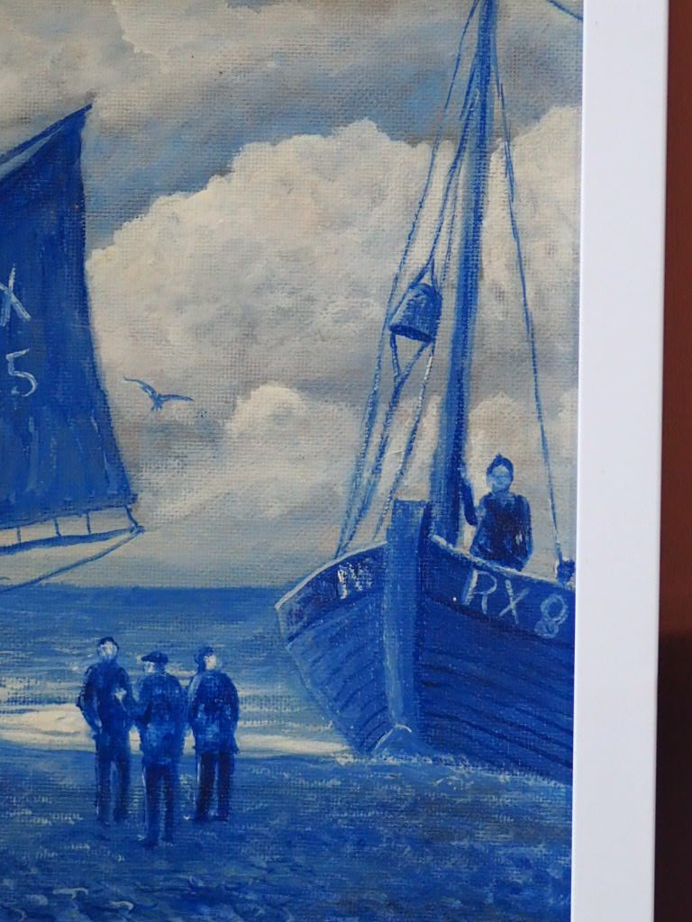 vintage painting of boats - Natalia Willmott