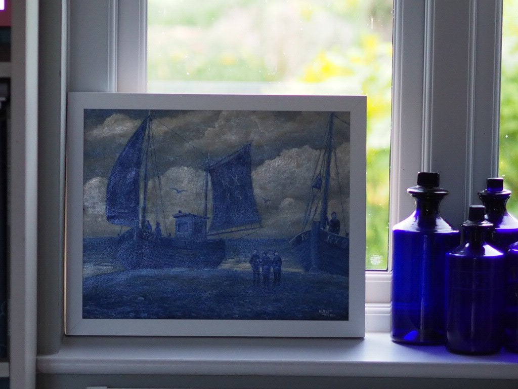 vintage painting of boats - Natalia Willmott