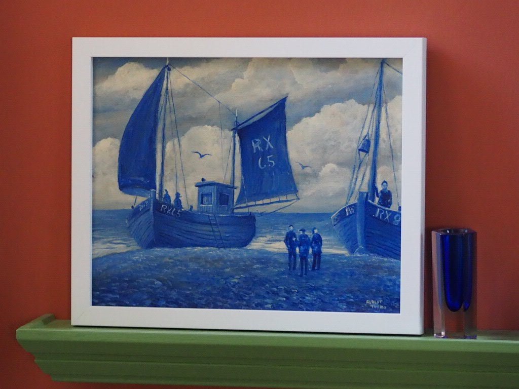 vintage painting of boats - Natalia Willmott