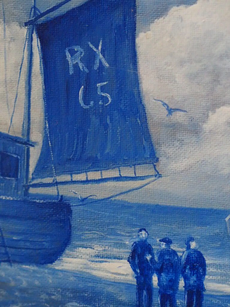 vintage painting of boats - Natalia Willmott