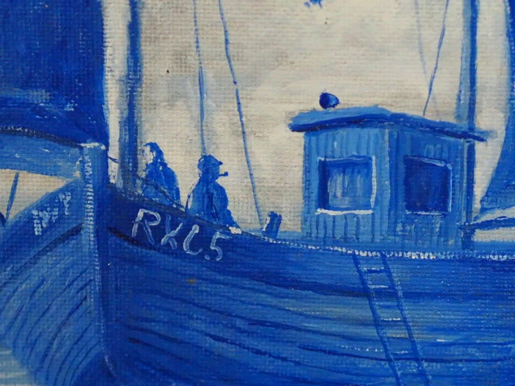 vintage painting of boats - Natalia Willmott