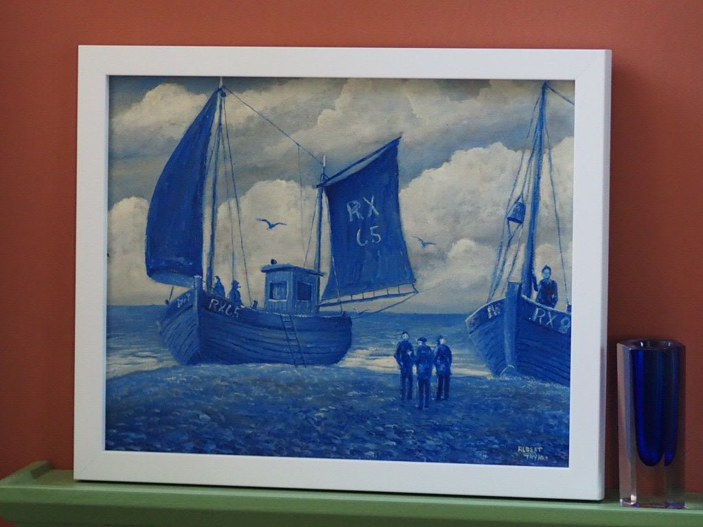 vintage painting of boats - Natalia Willmott