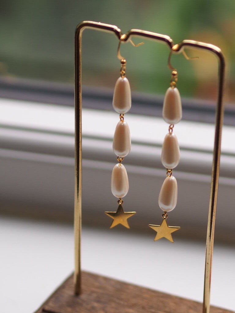 Vintage Pendant star earrings - Natalia Willmott