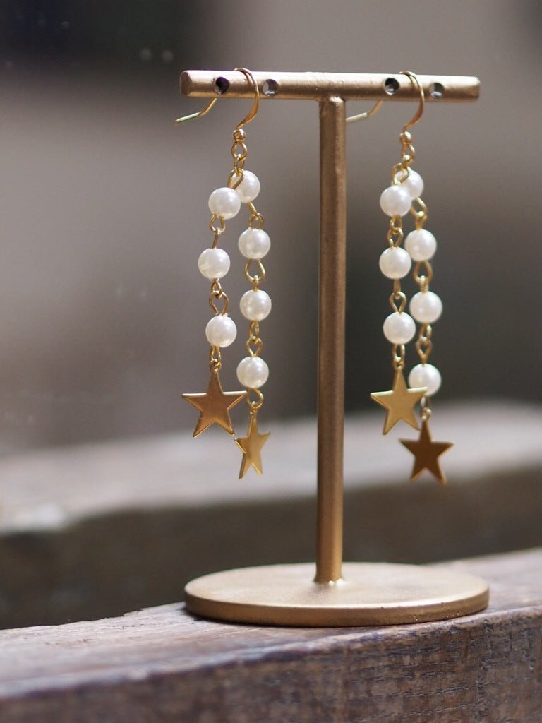 Vintage Pendant star earrings - Natalia Willmott