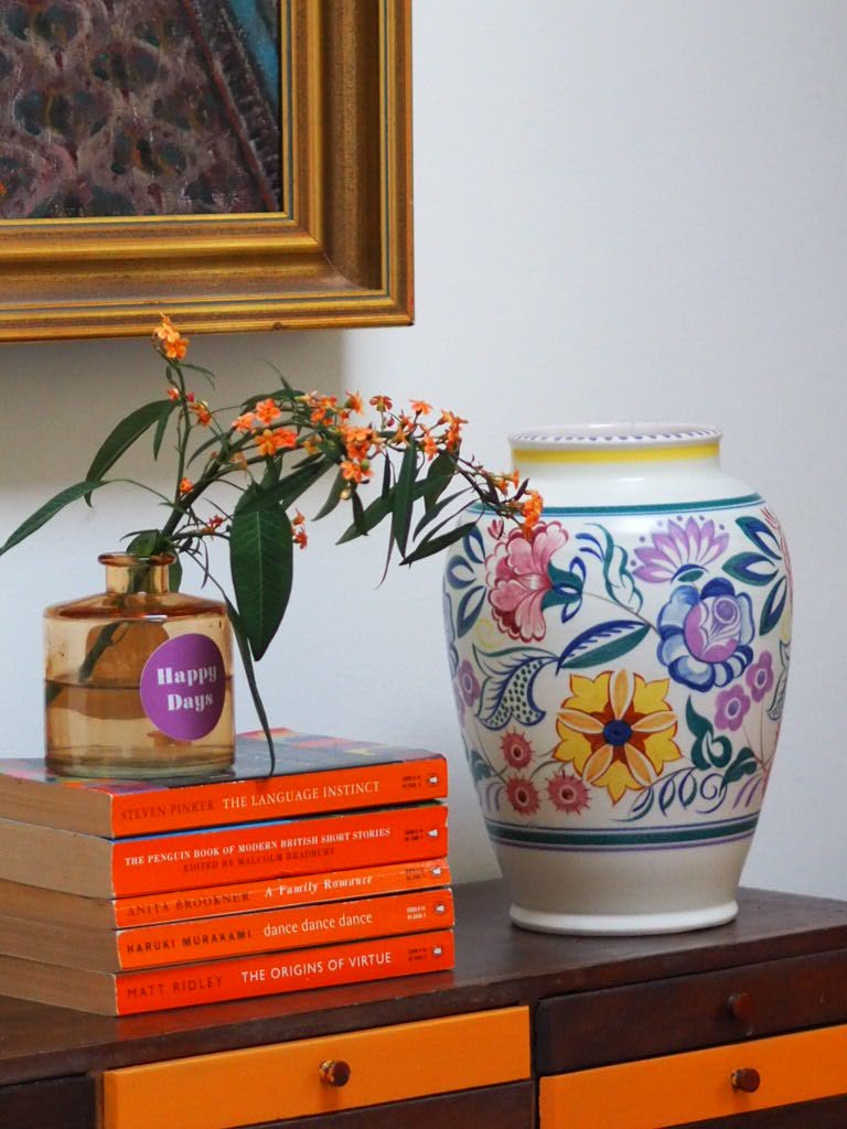 Vintage Poole Pottery vase - Floral abundance - Traditional ware - Natalia Willmott