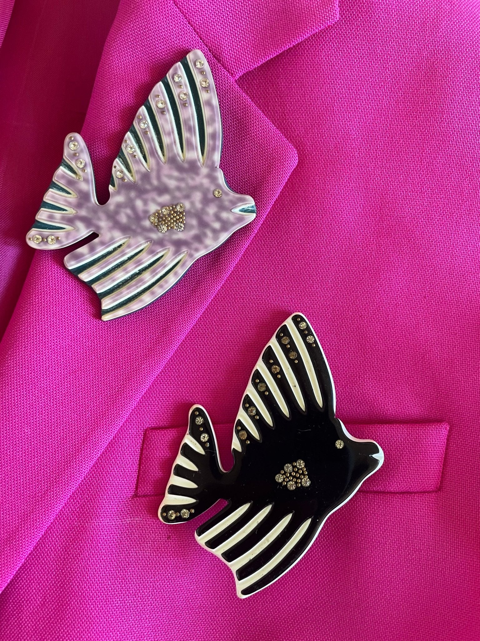 Vintage purple fish brooch - Natalia Willmott