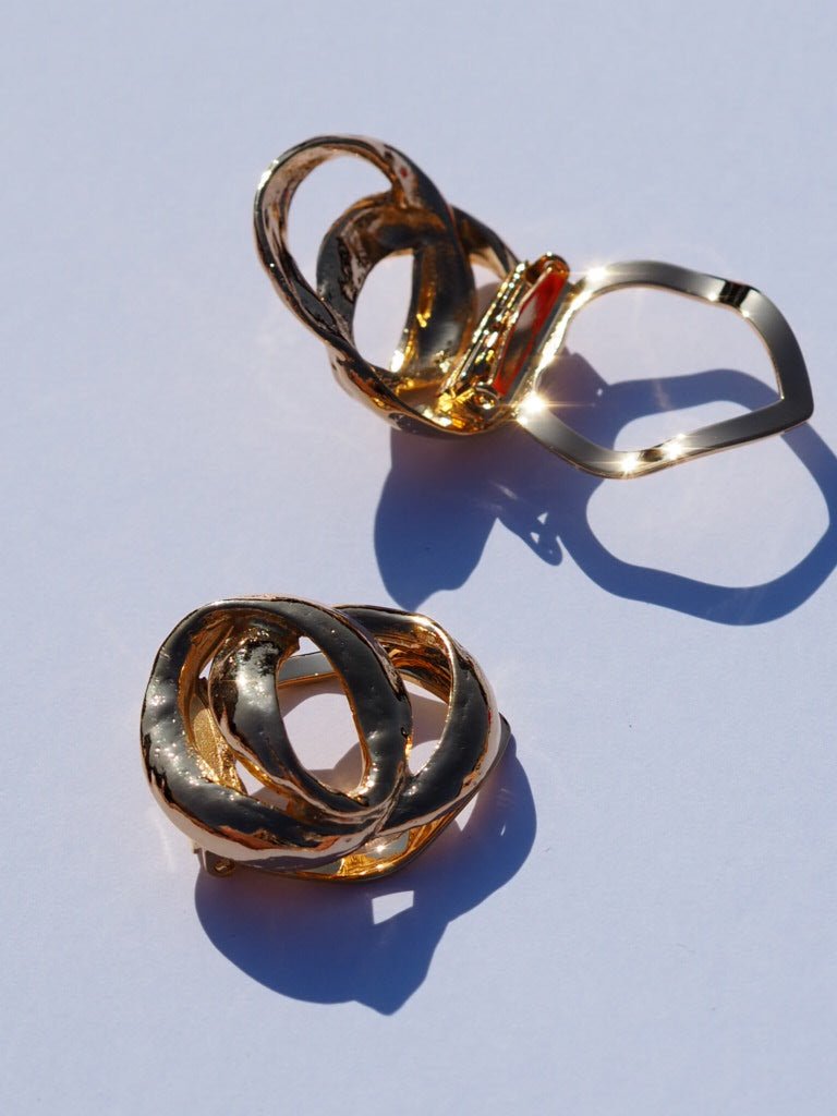 Vintage rings contemporary style scarf clip - Natalia Willmott