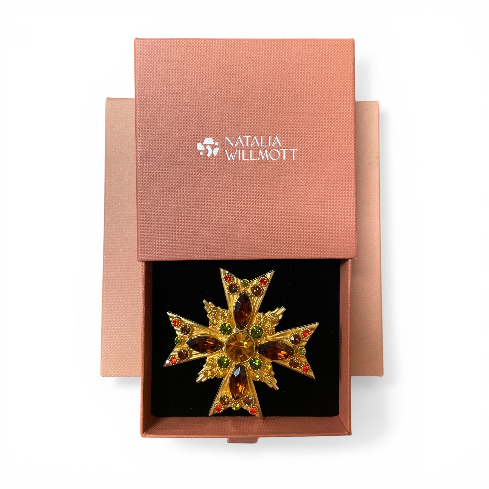 Vintage Sphinx Maltese cross brooch/pendant - Natalia Willmott