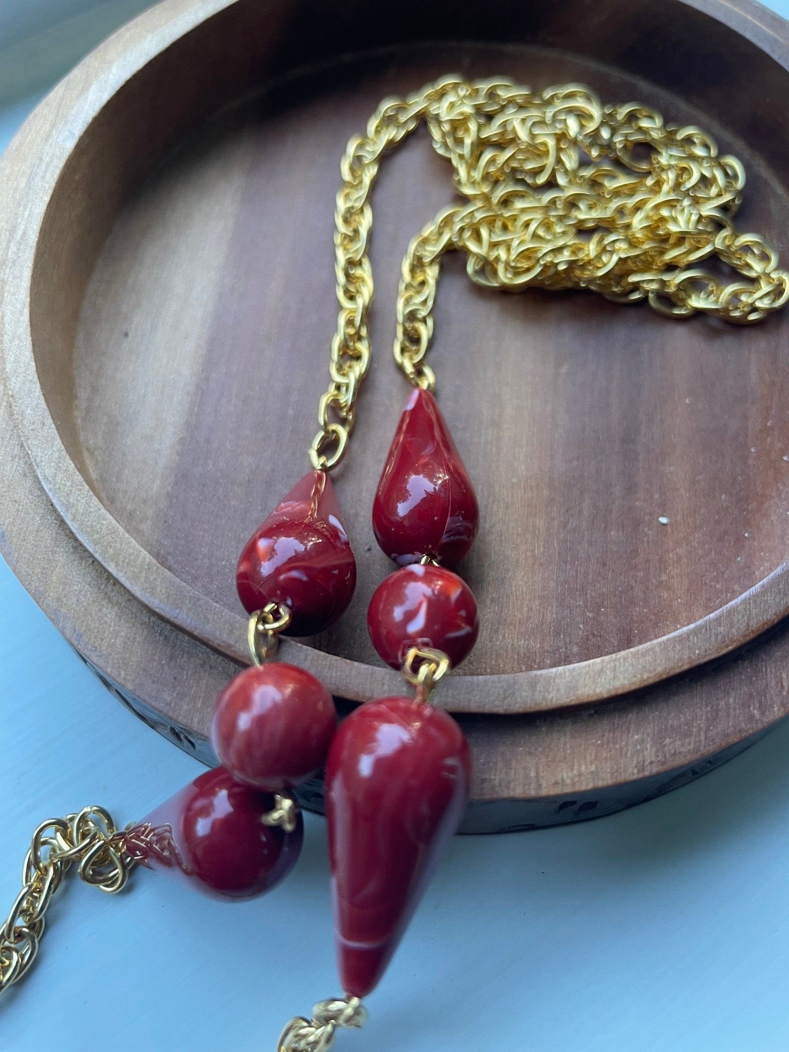 Vintage teardrop necklace - Natalia Willmott