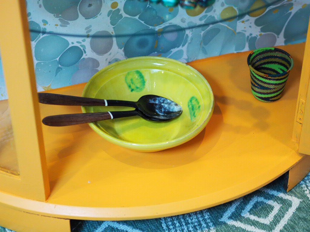 Vintage Yellow Lebrillo Spanish bowl - Natalia Willmott