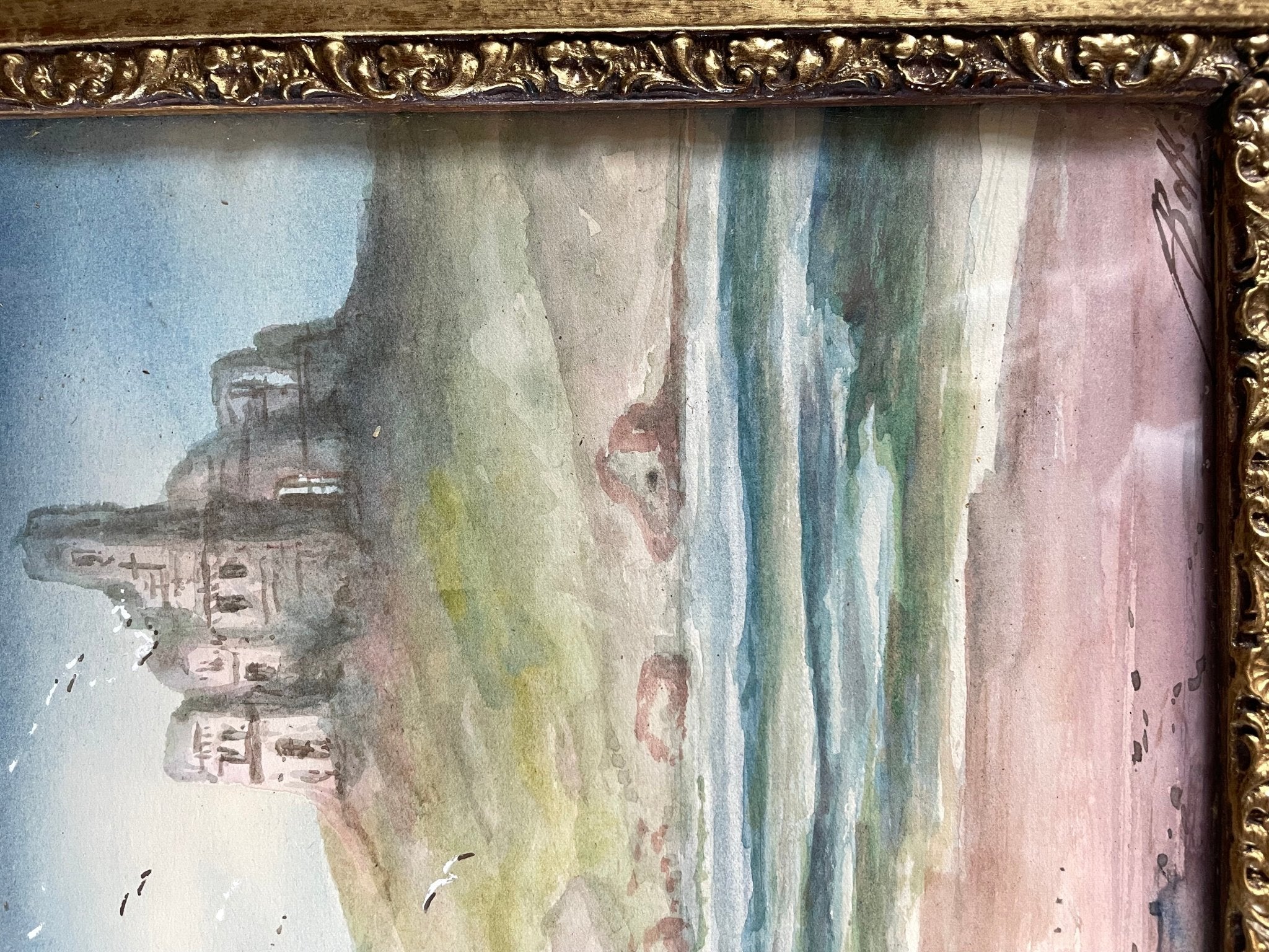 Whitby "On the Yorkshire coast" watercolour - Natalia Willmott