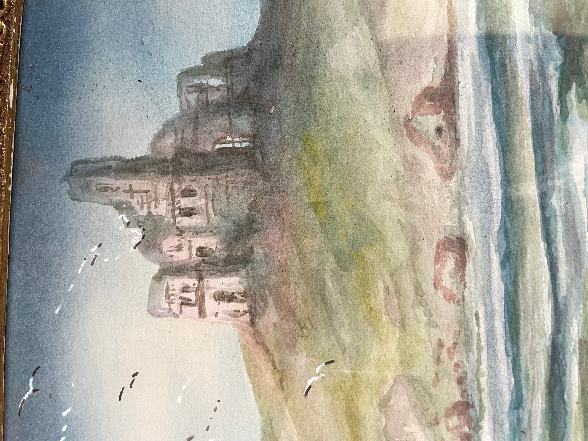 Whitby "On the Yorkshire coast" watercolour - Natalia Willmott