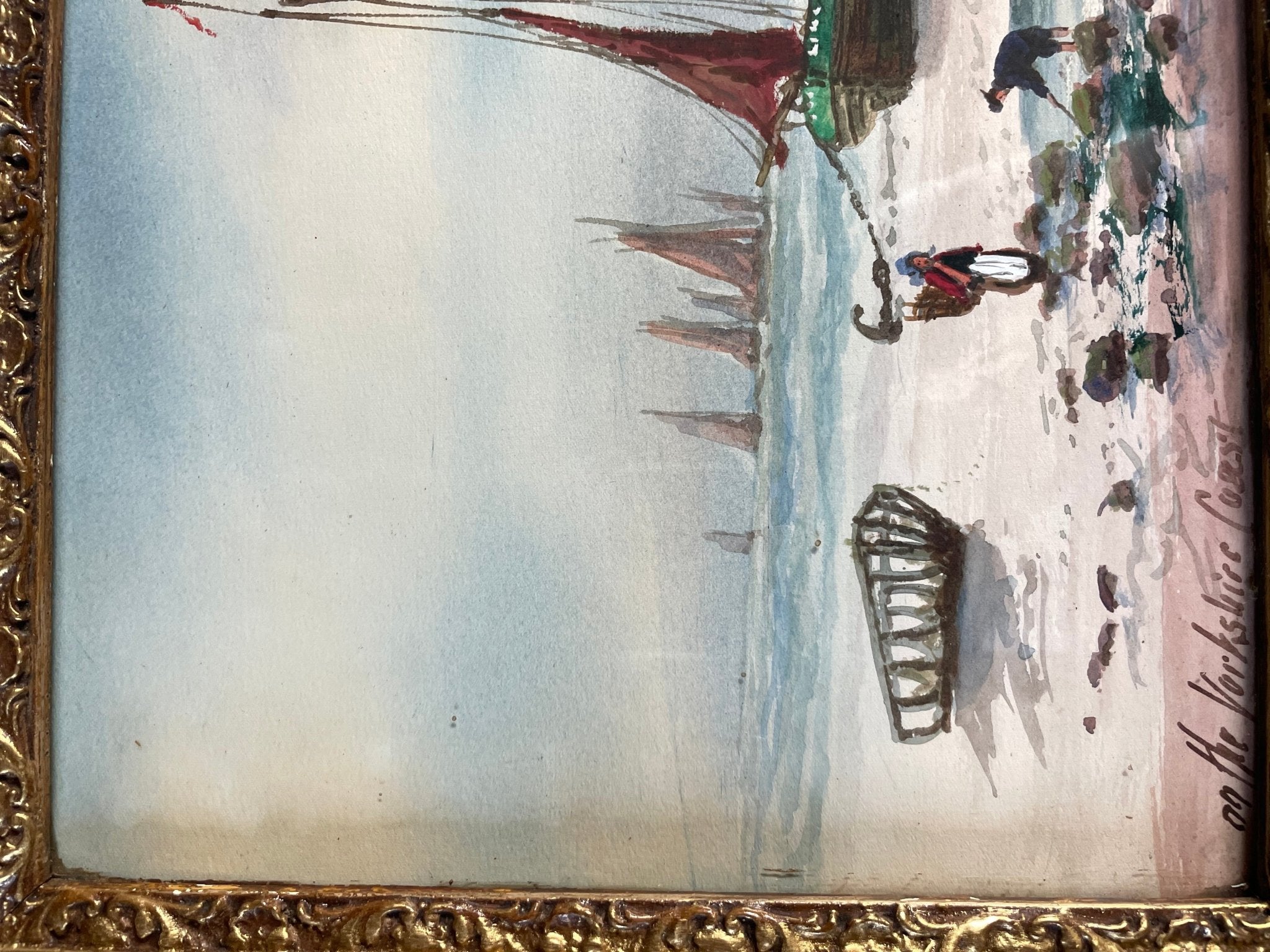 Whitby "On the Yorkshire coast" watercolour - Natalia Willmott