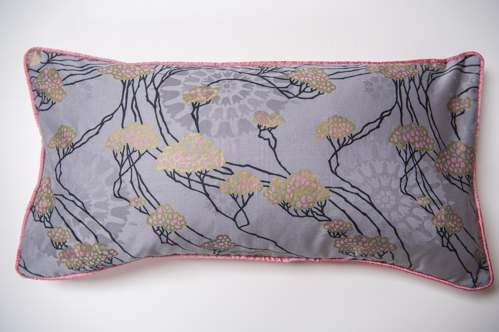 "Art deco" French damask cushion - Natalia Willmott