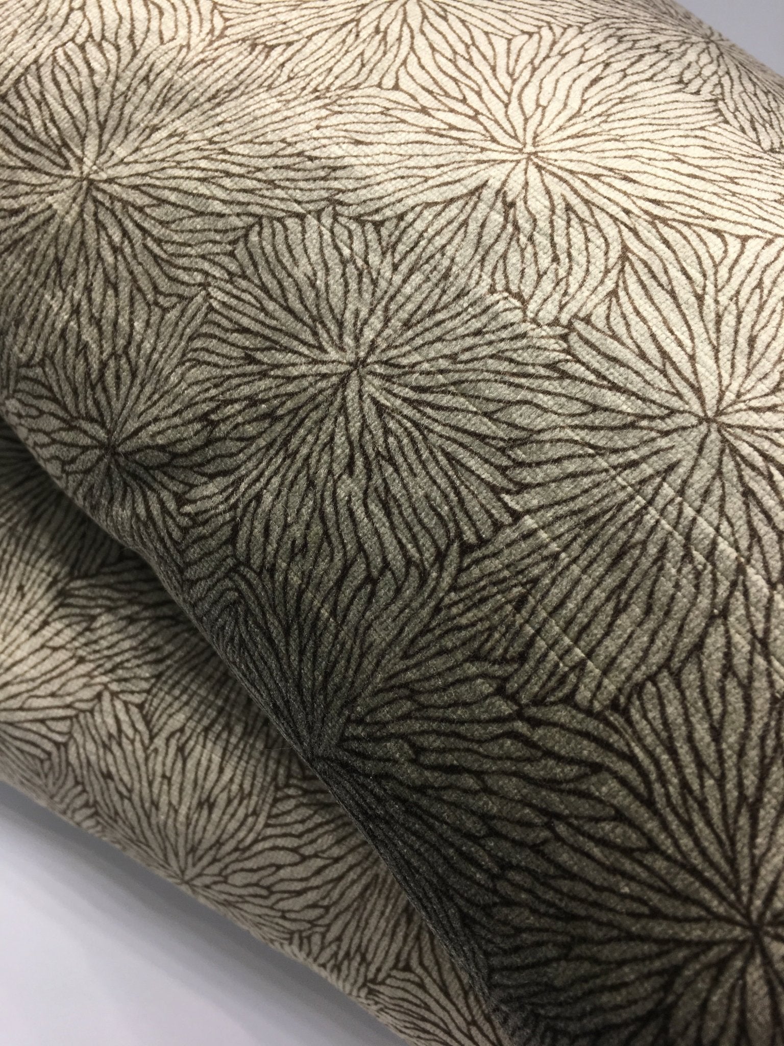 Beige or Earth velvet cushion - Natalia Willmott