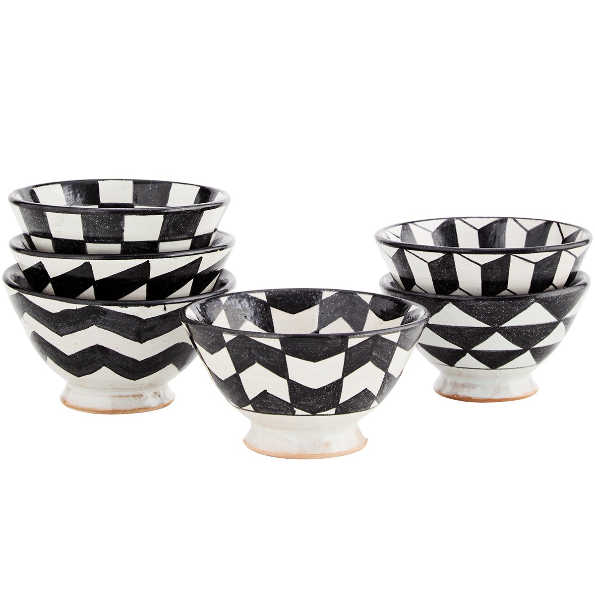 Black and white stoneware bowl - Natalia Willmott