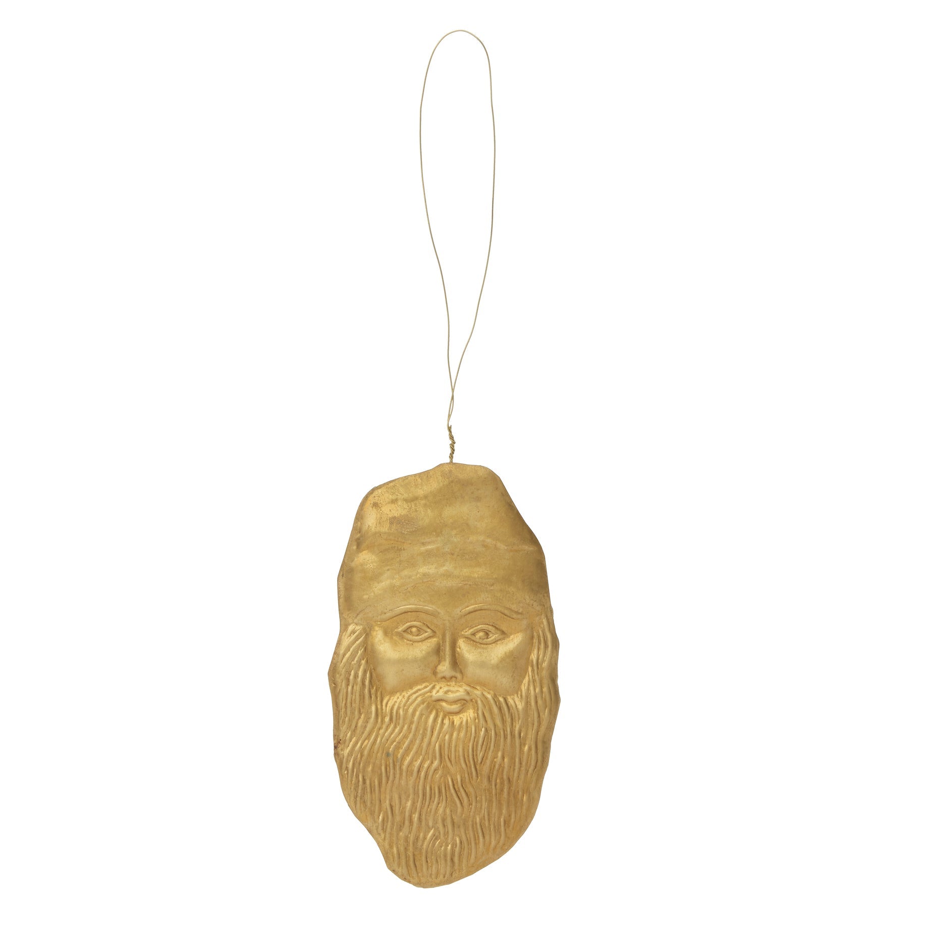 Father Christmas/Santa gold ornament - Natalia Willmott