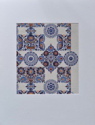 Flower pattern textile design - Natalia Willmott