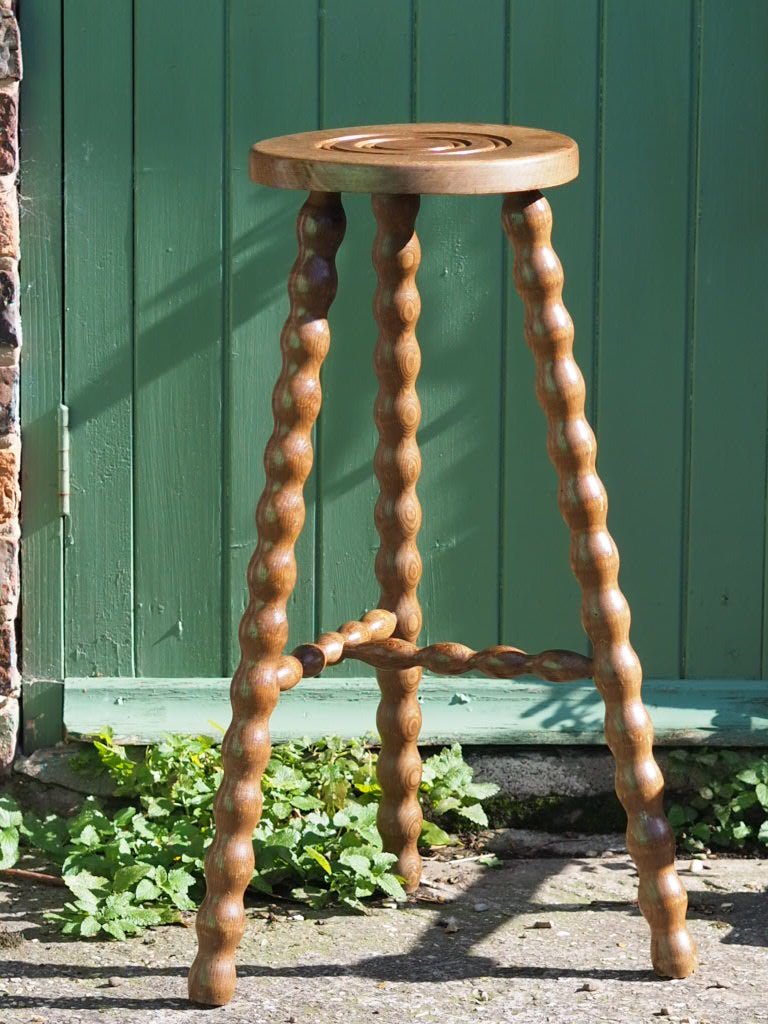 French bobbin tripod stool - Natalia Willmott