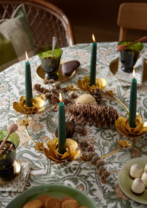 Gold advent calendar candleholder Joytis - Natalia Willmott