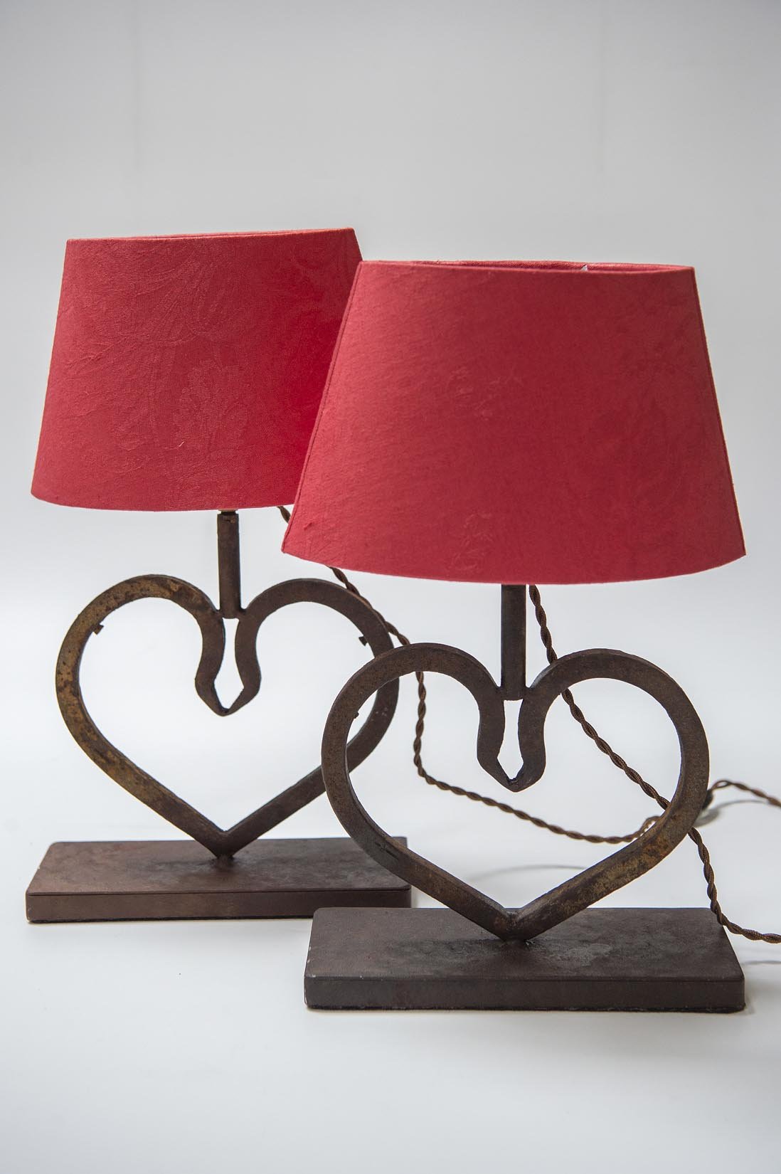 Heart - wrought iron lamp - Natalia Willmott