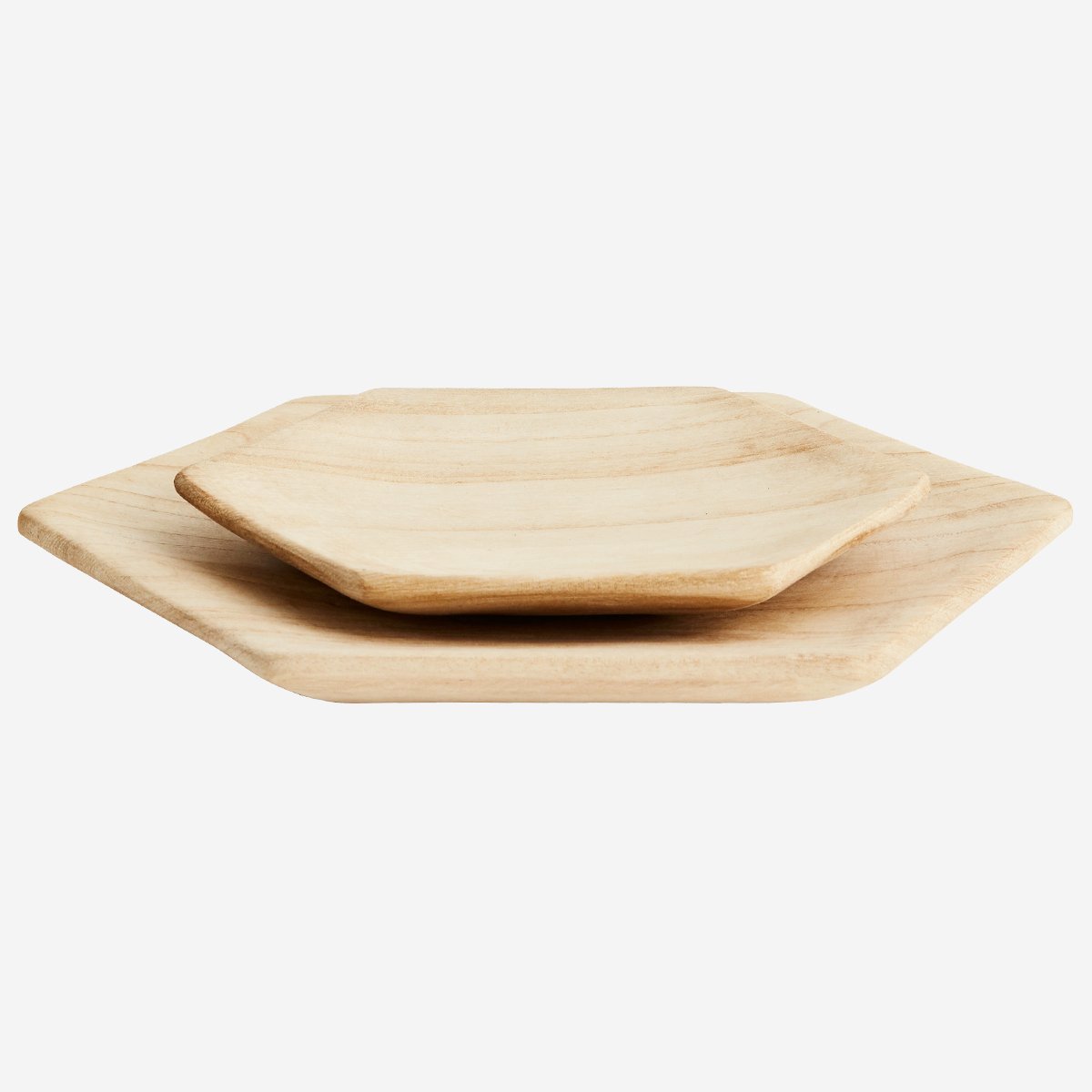 Hexagonal wooden plates - Natalia Willmott