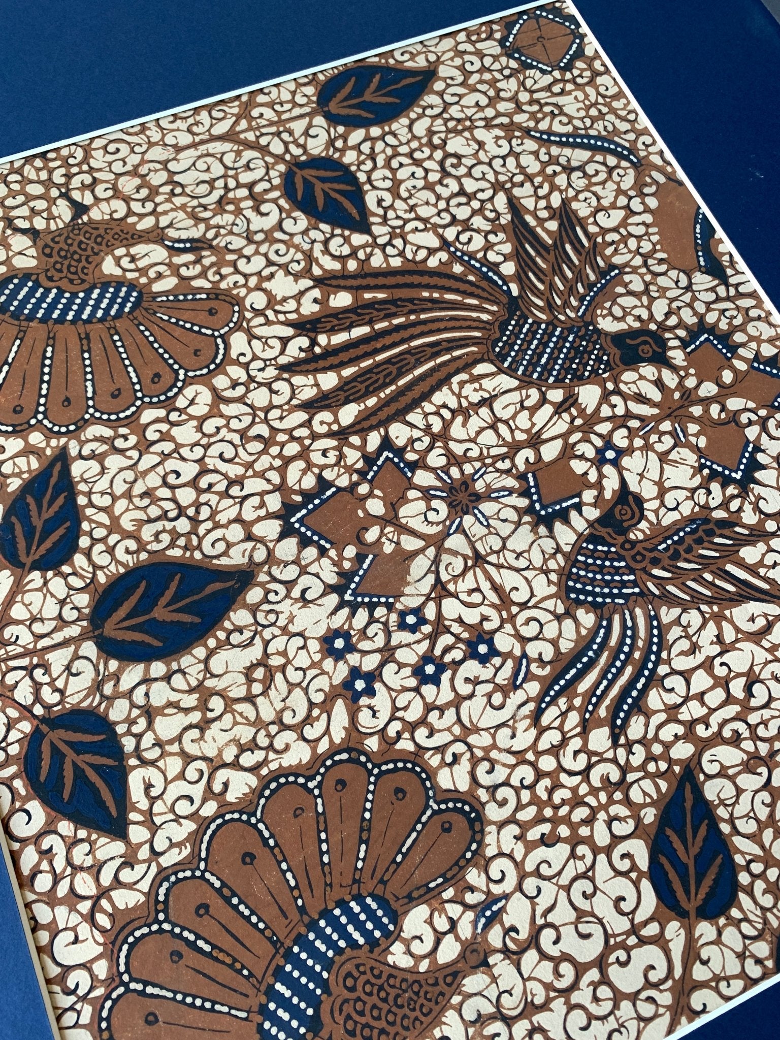Javanese inspired textile design - Natalia Willmott