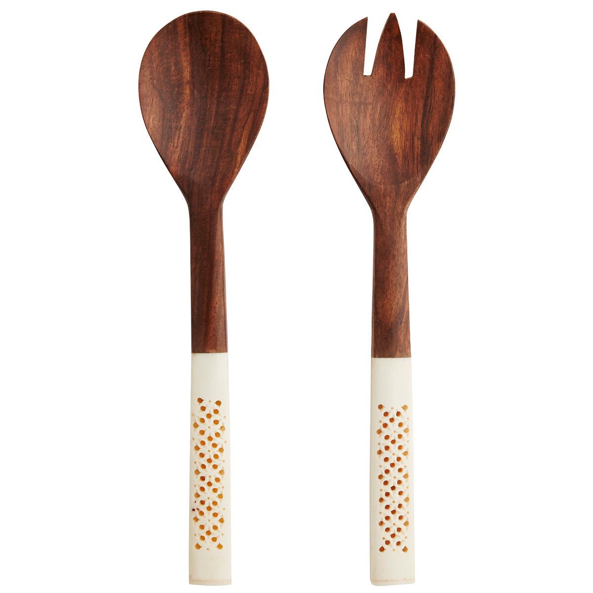 Mango wood and bone servers - Natalia Willmott