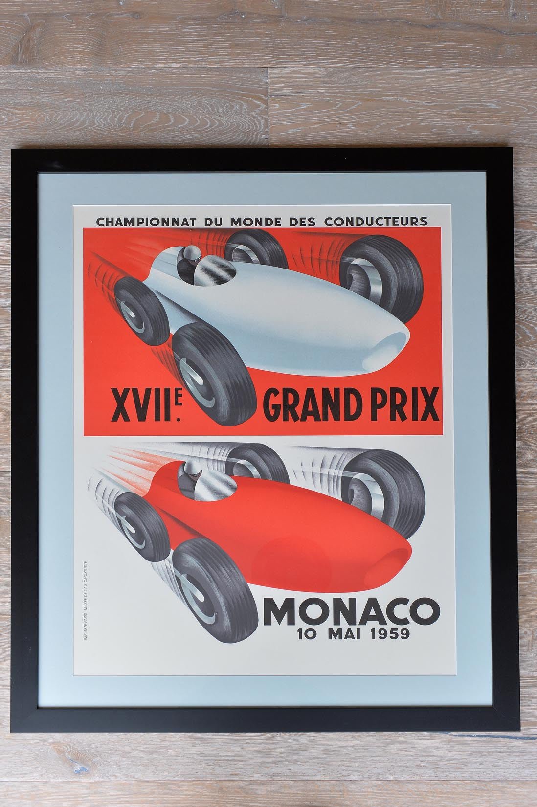 Monaco Grand Prix poster-10 Mai 1959 - Natalia Willmott